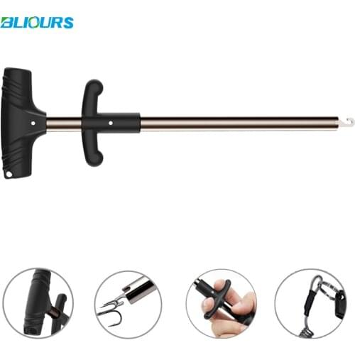 BLIOURS Fishing Hook Remover with Squeeze Puller Handle Fish Removal Tools