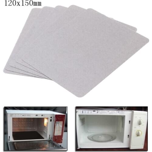 5Pcs Mica Plate Sheets Microwave Oven Replace Part 120x150mm Universal For Midea