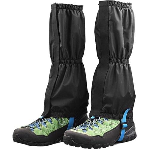 Outdoor Skiing Leg Gaiters Waterproof Snow Boot Gaiters Safety Leg Protection Leg Warmers For Outdoor Hiking Walking Climbing