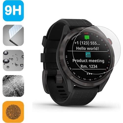 2pcs 9H Tempered Glass Screen Protectors for Garmin Approach S42 Golf Smartwatch Accessories