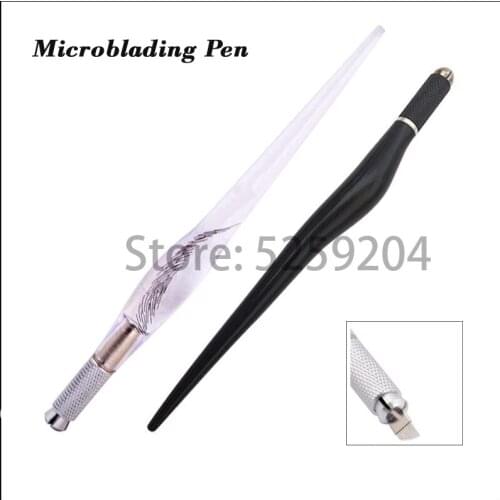 1pcs Professional Permanent Makeup Manual Tattoo Microblading Pen Crystal Manual Tattoo Pen PCD Tattoo Eyebrow Microblading Pen