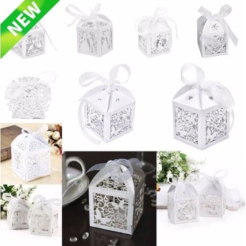 10Pcs Cross Candy Boxes Angel Gift Box For Baby Shower Baptism Birthday First Communion Christening Party Favor Bag 5x5x8cm