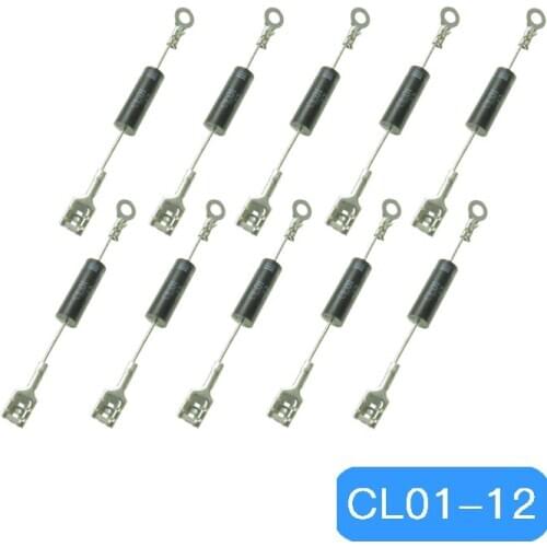 10PCS CL01-12 Microwave High Voltage Diode Rectifier Replaces WPW10492276 W10492276 AP6022269 PS11755602 Microwave Oven Parts