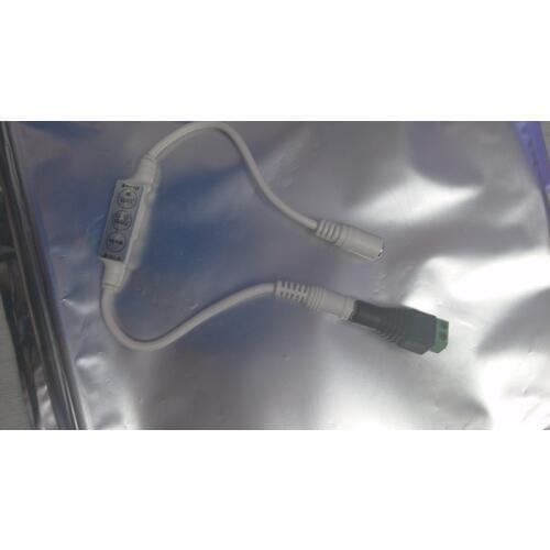 20pc/LOT 12V Ultra Slim Mini Portable Single Color LED StripTape Controller Dimmer g for 5050 3528 SMD Strip Light