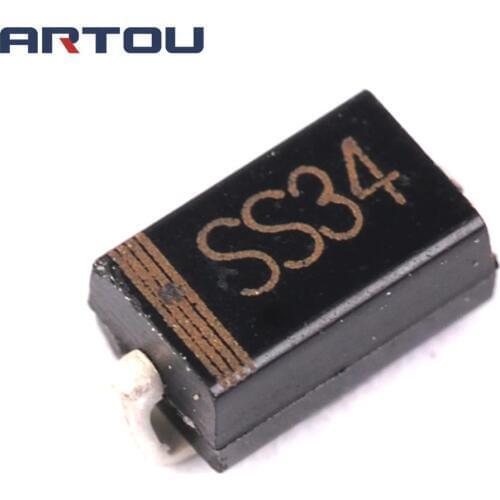 50PCS IN5822 SS34 DO-214AC 1N5822 SMD Schottky Barrier Diodes