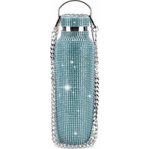 Diamond Water bottle Diamond Thermos Bottle Stainless Steel Sparkling Vacuum Flask Tumbler Mug Thermocup for Gift bottle