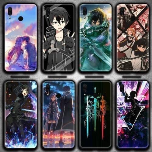 Sword Art Online kirito Alice Phone Case Huawei Y6P Y8S Y8P Y5II Y5 Y6 2019 P Smart Prime Pro