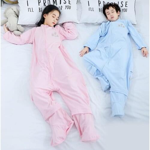 Summer High Quality and Super Soft 100% cotton Thicken Baby Split legs baby Sleeping Bags