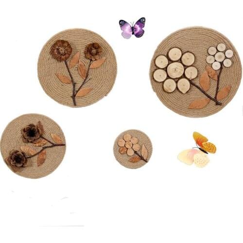 Disc Wall Decoration pendant home hemp rope ornament wall decoration ornament background wall decoration home decoration wall