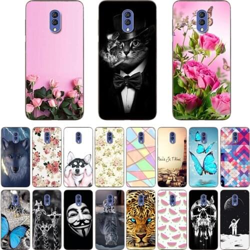 For Alcatel 3L 2019 Case 5.94'' Fashion Soft TPU Cute Back Cases for Alcatel 3L (2019)Phone Cover Protective Shells Coque
