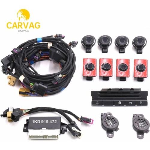 For Tiguan 5N Upgrade MIB Park Pilot Front and Rear 8 Sensor 8K Parking PDC OPS