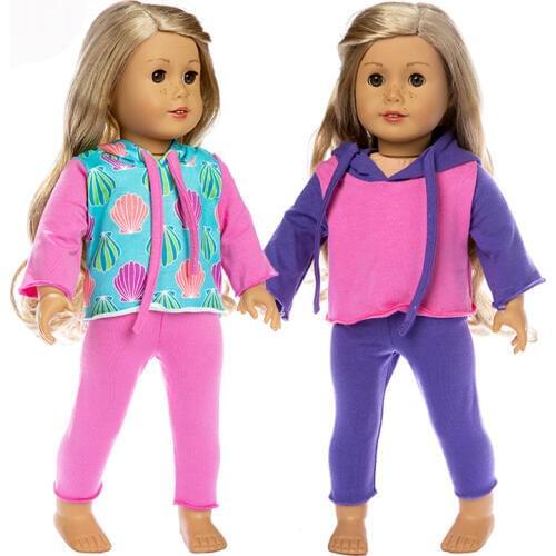 Leisure Fleece Clothes fits for American girl 18" american girl doll alexander,girls dolls