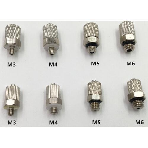 GOGO 5 pcs SMC type Micro Fast Locking Connector Mini pneumatic fittings BSP Thread Straight