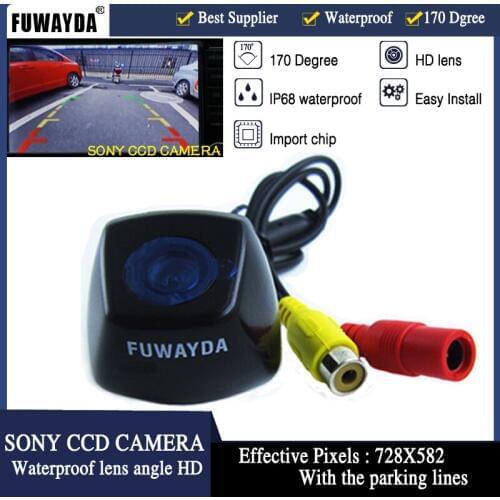 FUWAYDA HD CCD Chip Car Rear View Reverse Backup Parking With Guide Line CAMERA for BMW X1/ BMW X3/ BMW X5/ BMW X6 WATERPROOF