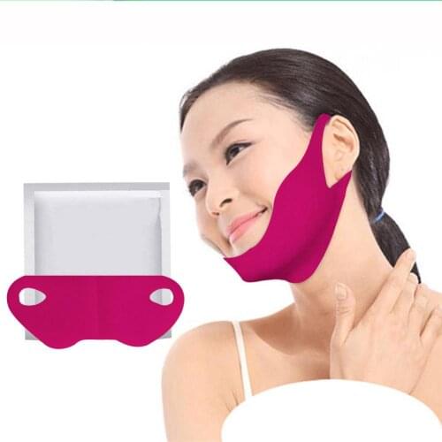 1 Pcs V Shape Lifting Facial Mask V Shaper Facial Slimming Bandage Mask Face Slim Chin Check Neck Lift Peel-off Mask