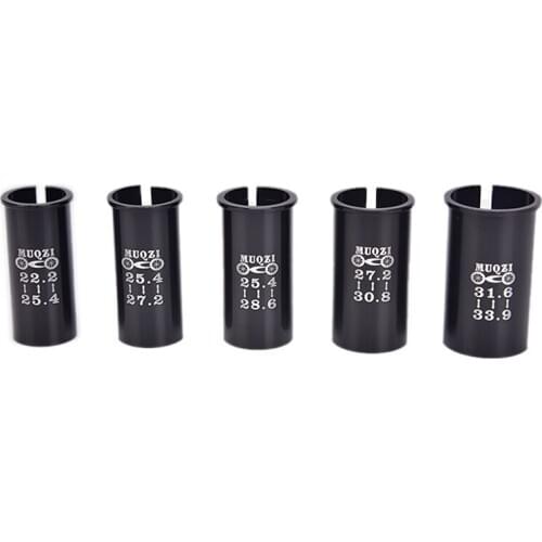 2021New Bike Seat Post Tube Seatpost Reducing Sleeve Adapter Adjust Diameter 25.4-27.2,27.2-30.8,31.6-33.9,25.4-28.6,22.2-25.4