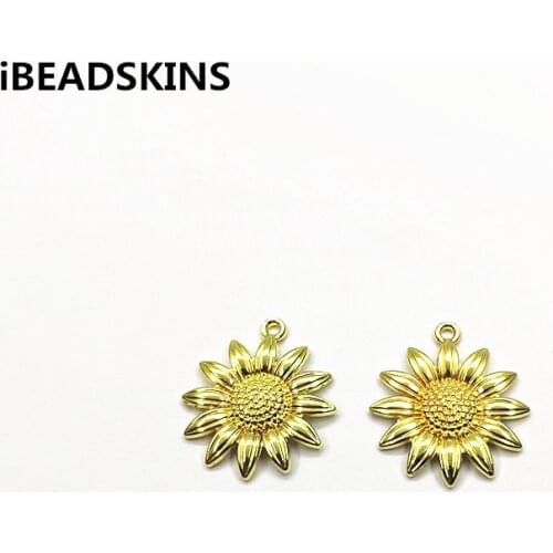 New arrival! 27x24mm 100pcs Flower-shape charm/Connectors for Necklace,Earrings parts,Accessories,hand Made Jewelry DIY