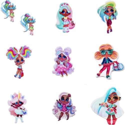 Girl Resin Flatback Planar Resin Art Album Flatback Scrapbooking Embellishments Diy Decoration Scrapbooking Craft,5Yc20165