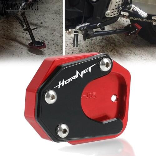 For HONDA CB600F HORNET 2008 2009 2010 2011 2012 2013 CB900F 2002 - 2007 Kickstand Foot Side Stand Extension Pad