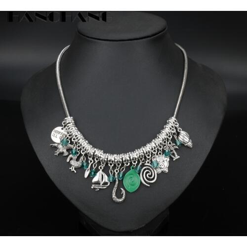 Charms Necklace Exaggeration Jewelry Maxi Necklace for Woman Accessories Choker Collar Collier