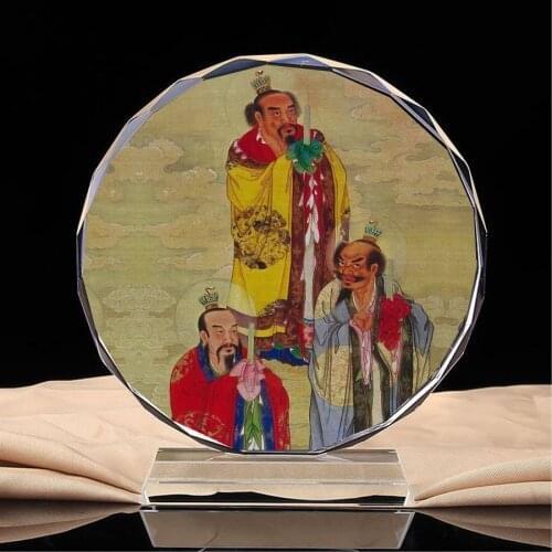 Taoist deities - Santai Huagai Xingjun portraits, crystal ornaments, handicrafts
