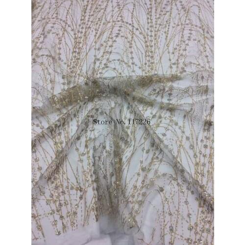 On Sale JRB-3423-1 Embroidery Tulle French Lace Nigerian Lace with glitter African glued glitter Net Lace Fabric