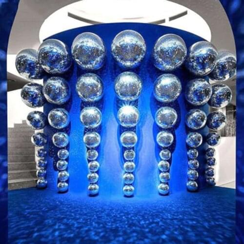 Christmas Ball Xmas Tree Hanging Ornaments Pendants Mirror Glass Disco Ball Bauble Home Xmas Christmas Party Decoration