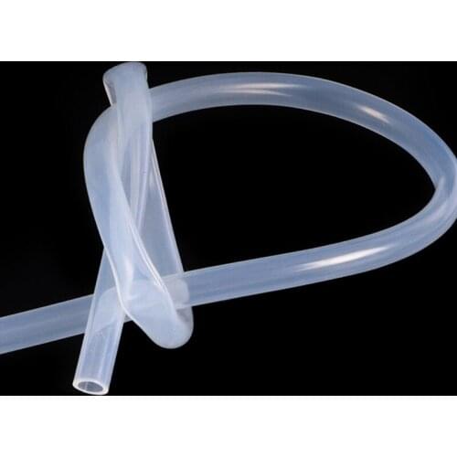 1M Food Grade Clear Transparent Silicone Rubber Hose 4/5/6/7/8/10mm Out Diameter Flexible Silicone Tube