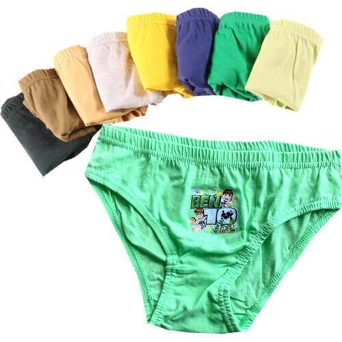 12pcs/lot Boys Briefs Boy Underwears Panties Baby Boys Underwear 1-10Y