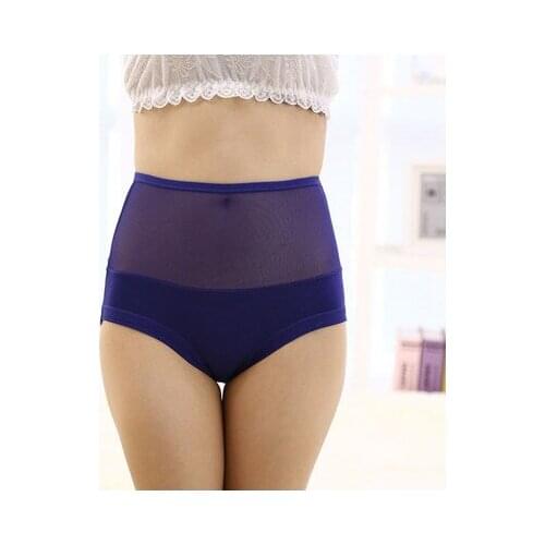 2022 Large size ladies underwear Fashion health abundant buttocks ladies high waist pants plus-size women cotton briefs mother