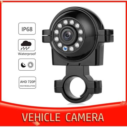 Mini 720P Vehicle Security Night Vision Waterproof IP68 Camera for Front View Rearview Car Bus Truck
