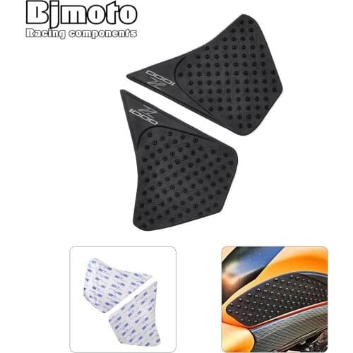 1Pair Rubber Motorcycle Tank Side Protective Pad For Kawasaki Z1000 2014 2015 2016 Motorbike Protector Anti slip