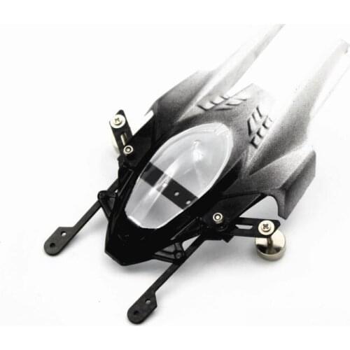 1PC Thunder Shot Car Cowl Soft Car Shell With Lantern Mass Damper Hanger Spare Parts for Tamiya Mini 4WD Racing Car Model