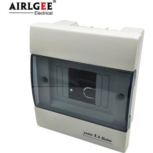 2-4 Positions Household Plastic Waterproof Power Electrical Switch Distribution Box 150x130x80mm