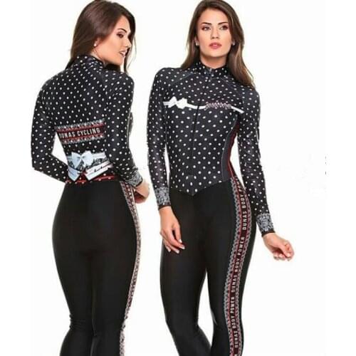 2021 Womens Pro Team Triathlon Suit Cycling Jersey Skinsuit Maillot Cycling Ropa Ciclismo Long Sleeve Set 9D Gel Pad Quick Dry