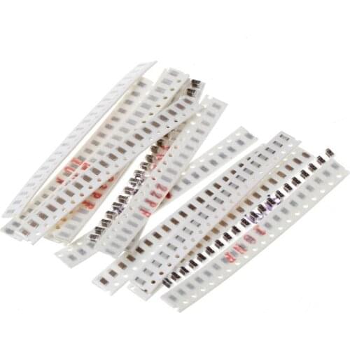 320 Pcs 16 Values 10PF-22UF 1206 SMD Capacitor Assorted Kit