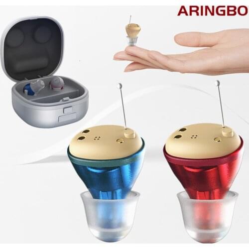 4 Channels USB Rechargeable Hearing Aid for Deafness Mini Audifonos In Ear Digital Hearing Aids Adjustable Sound Amplifier