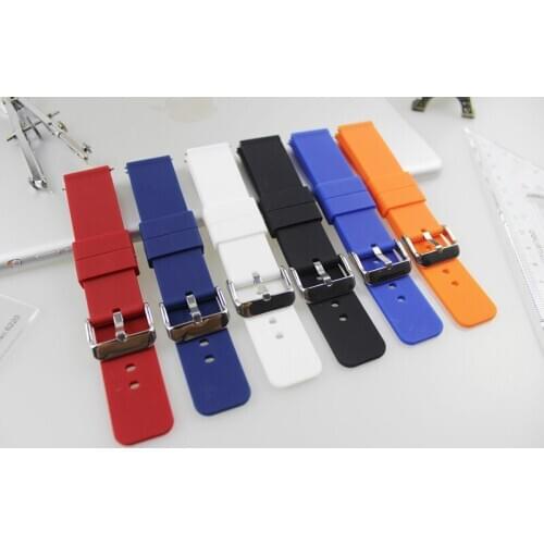 Watch Accessories silicone strap switch ear rubber strap 18mm20mm22mm