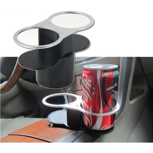 BOOMBLOCK 1set Car Styling Cup Drink Bottle Holder 2 side For Mercedes W204 W210 AMG Benz Bmw E36 E90 E60 Fiat 500 Volvo S80