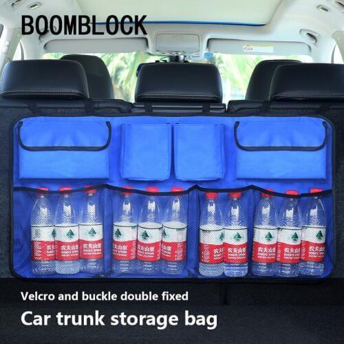 BOOMBLOCK 1set Car Rear Trunk Seat Storage Baggage For Skoda Octavia A5 A7 2 Lexus Bmw F30 X5 E53 F10 E34 Lada Granta