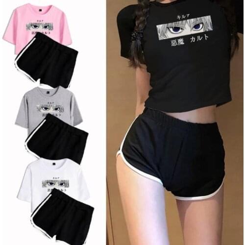 Womens Two Pieces Suit Women Shorts Suit Womens Casual Clothing Summer Suit with Shorts for Female 2 Piece Sets Womens Outfits