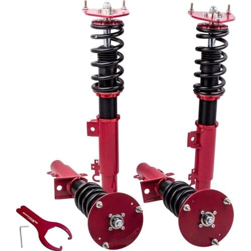Racing Shocks Suspension Coil Spring Coilover Kit for Ford Taurus Sedan for Mercury Sable Only 1996 -2007 Red 181616 G56936