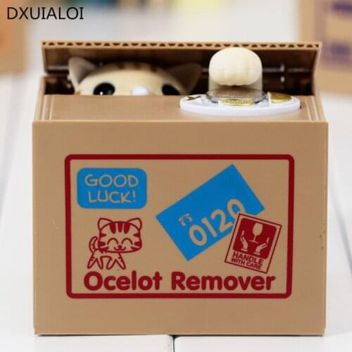 Cat money boxes, toy money boxes, Childrens Gift Boxes, automatic money-saving gift box for kids.Childrens room decoration