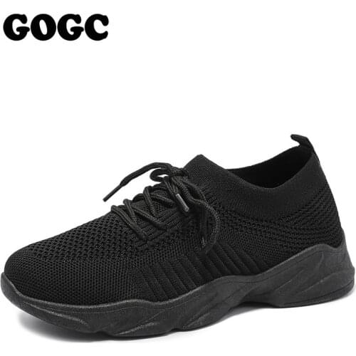 GOGC Womens Sneakers Spring Ladies Flat Shoes Casual Women Vulcanized Women 2021 Summer Light Mesh Breathable Female Running Sh