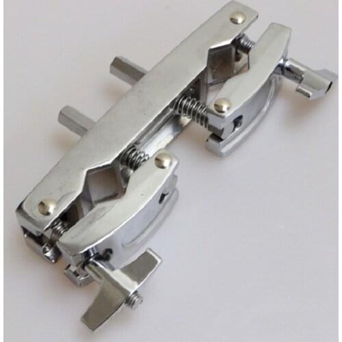 Metal Connecting Clamp Holder Bracket Percussion Drum Set for Cowbell Accessory