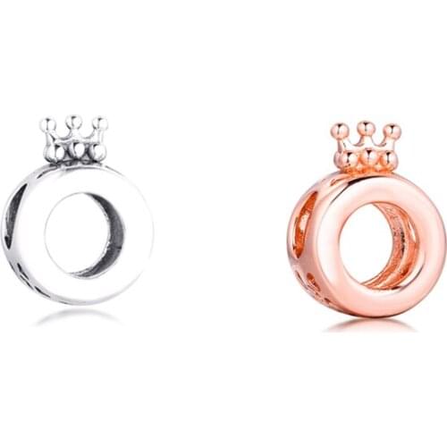Signature Logo & Crown O Charms For Jewelry Making Fits Original Silver Bracelets acsesoris for women DIY Beads Jewelry