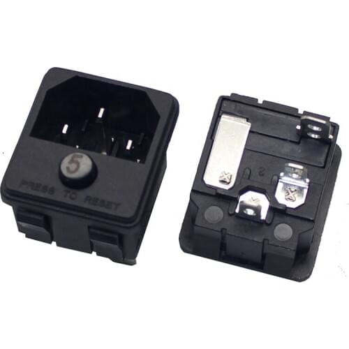 KUOYUH 88D Series 5a Plugs with overload protectors switch circuit breaker