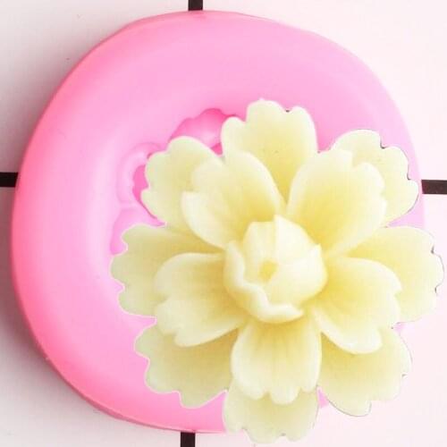 Cherry Blossom Sakura Silicone Molds Wedding Cupcake Topper Fondant Cake Decorating Tool Chocolate Baking Candy Clay Resin Mould