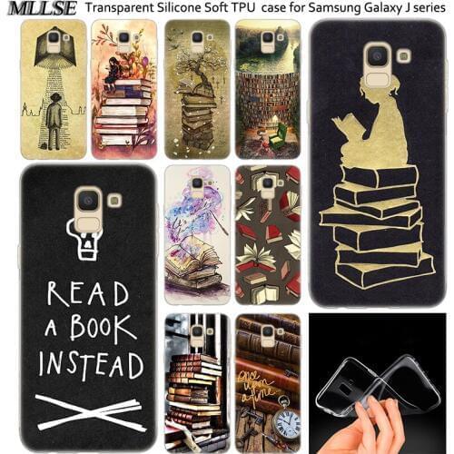 Hot I Love reading books Silicone Case For Samsung Galaxy J2Pro J4 J6 J8 2018 J3 J5 J7 2016 2017EU Prime CORE Plus Fashion Cover