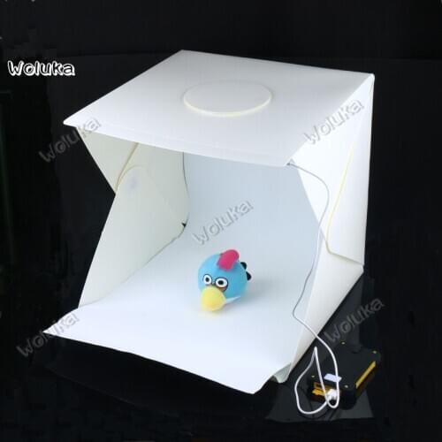 Folding Portable led studio softbox photo lighting box Simple shooting flexo box 40x40cm CD50 T03